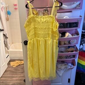 ModCloth Yellow Midi Dress